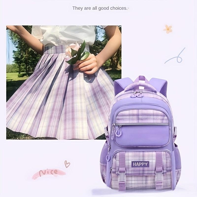 Large Capacity Girls Backpack Nylon Backpack Student Schoolbag For Women Girls