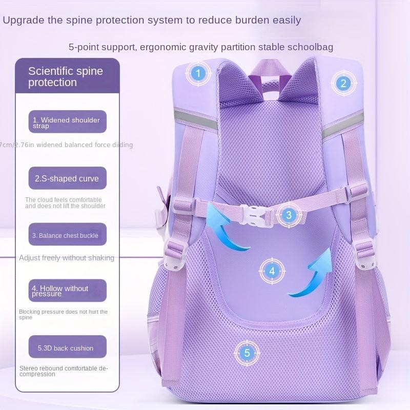 Large Capacity Girls Backpack Nylon Backpack Student Schoolbag For Women Girls
