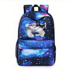 Starry Sky Backpack USB Charging Port Travel School Bag
