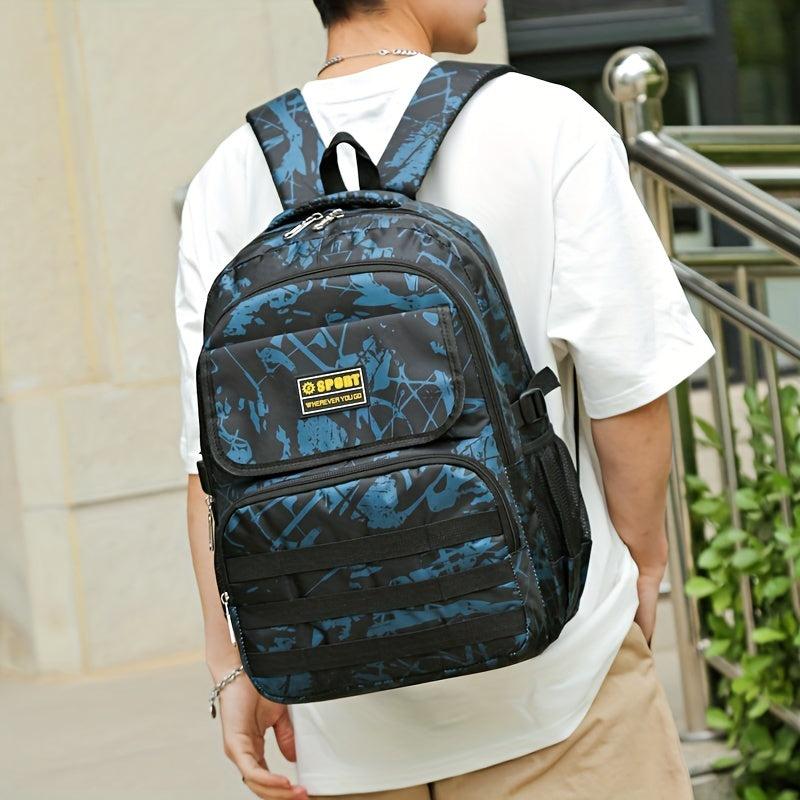 Print Backpack Travel Backpack Sports Casual Bag