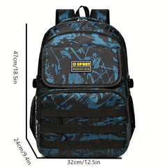 Print Backpack Travel Backpack Sports Casual Bag