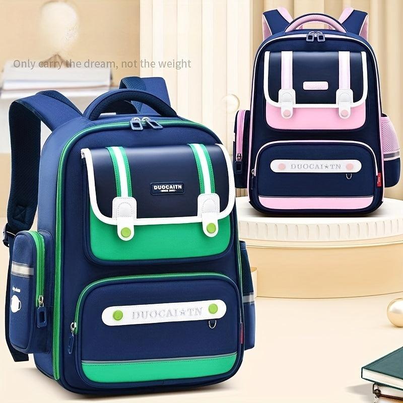 Waterproof Lightweight Schoolbag Spine Protection Backpack
