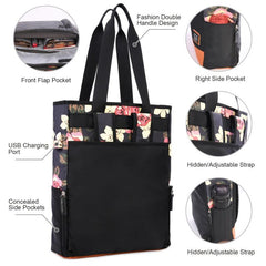 Aokur Convertible Tote Backpack with USB Charging