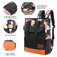 Aokur Convertible Tote Backpack with USB Charging