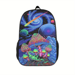 Starry Universe Space Printed Backpack Lightweight Outdoor Travel