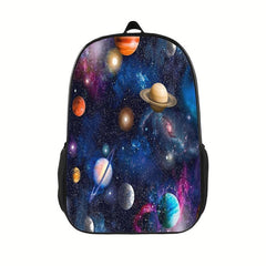 Starry Universe Space Printed Backpack Lightweight Outdoor Travel