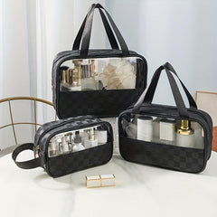 Waterproof Square Cosmetic Bag Portable Toiletry Bag Travel Large Capacity