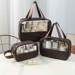Waterproof Square Cosmetic Bag Portable Toiletry Bag Travel Large Capacity