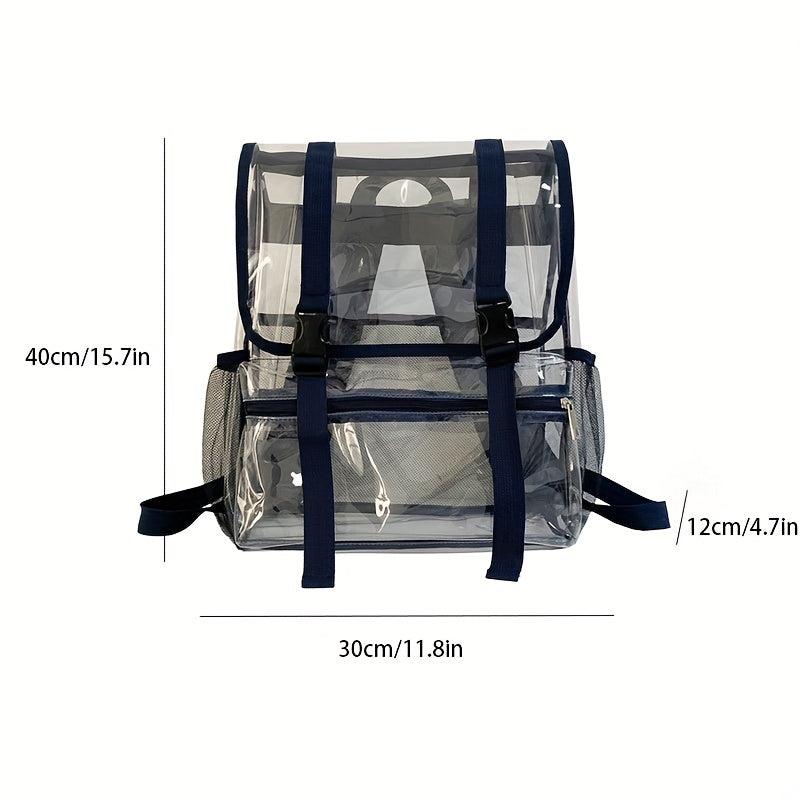 Heavy Duty Clear Backpack Large Bag For School Work