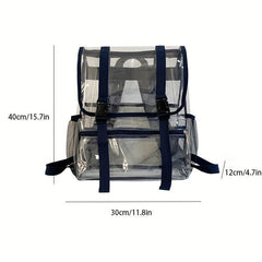 Heavy Duty Clear Backpack Large Bag For School Work