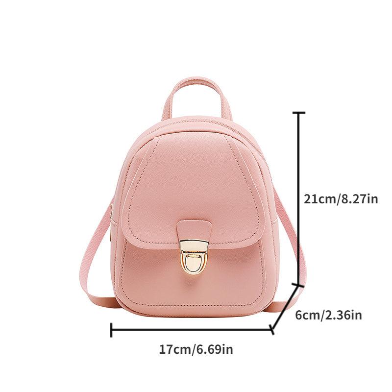 Sweet Mini Backpack With Earphone Hole Double Shoulder Bag