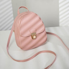 Sweet Mini Backpack With Earphone Hole Double Shoulder Bag