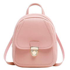 Sweet Mini Backpack With Earphone Hole Double Shoulder Bag