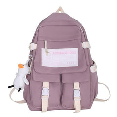 Casual Female Students Large Backpack High School Girls