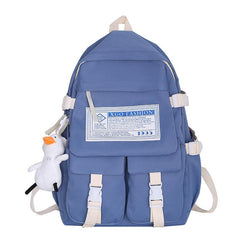 Casual Female Students Large Backpack High School Girls