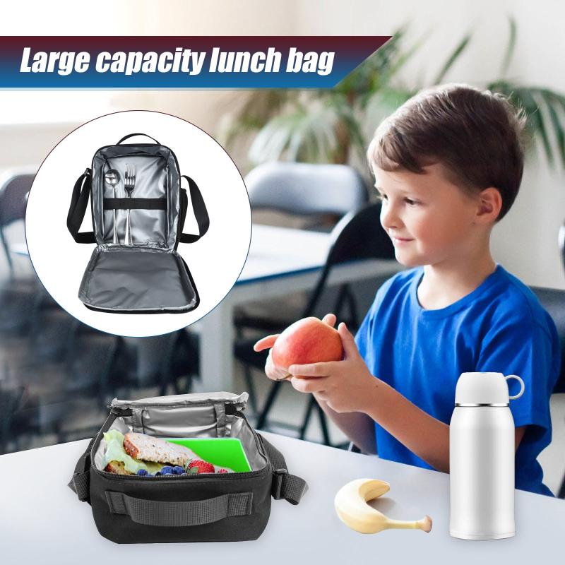 Kids Dinosaur Backpack & Lunch Bag & Pencil Bag Set