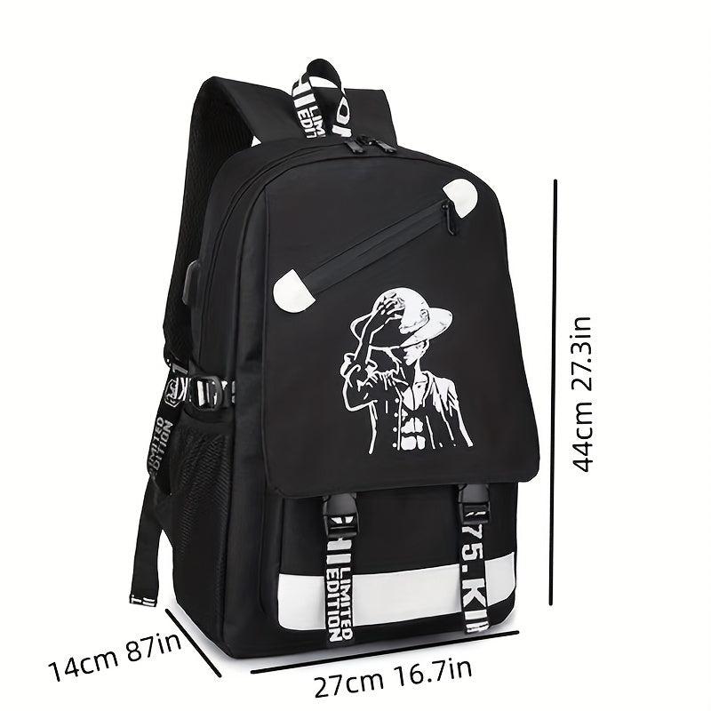 Casual Luminous Backpack Large Capacity Oxford Cloth Backpack