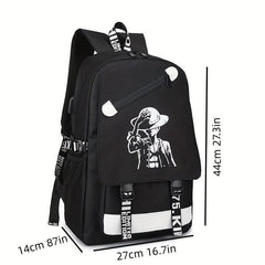 Casual Luminous Backpack Large Capacity Oxford Cloth Backpack