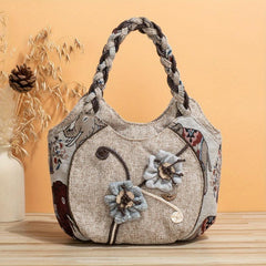 Beaded Flower Toiletry Bag Handbag