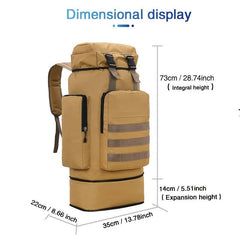 Large Capacity Outdoor Travel Backpack Men's and Women's Duffel Bag