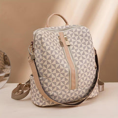 Casual Print Backpack Large Capacity All-match Pocket Backpack