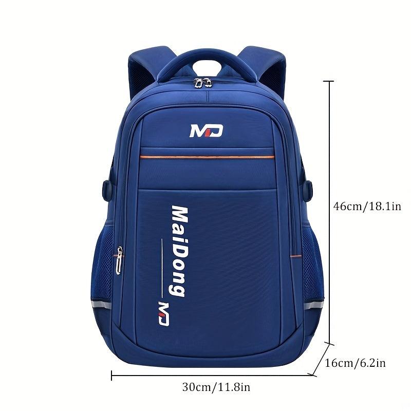 Large Capacity Backpack Student Schoolbag Reinforced Spine Protection