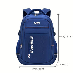 Large Capacity Backpack Student Schoolbag Reinforced Spine Protection