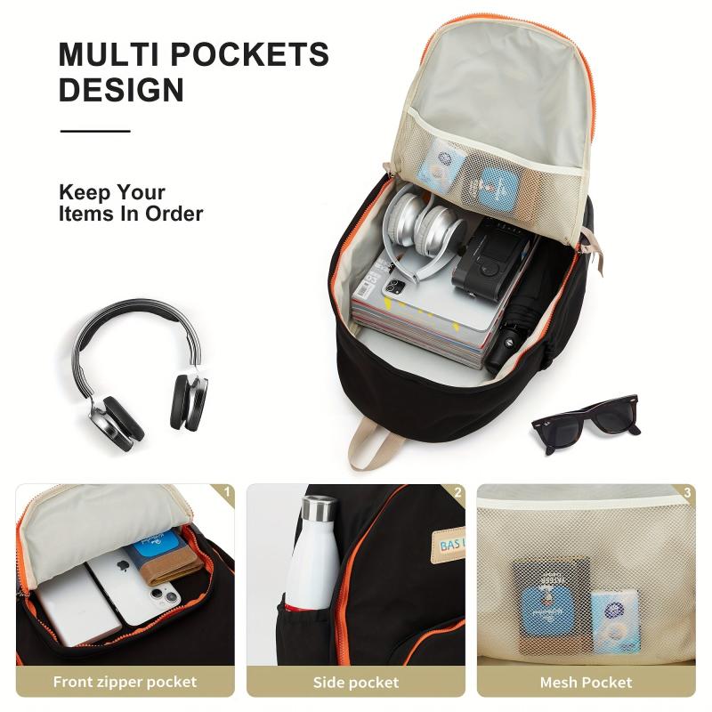 Lightweight School College Laptop Backpack Men Women Travel Bag