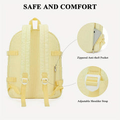 Casual School Backpack Laptop Bag Travel Bookbag Teenagers