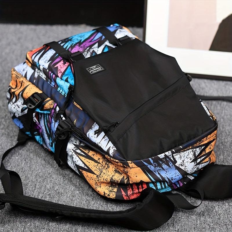 Casual Large Capacity Graffiti Backpack School Bag