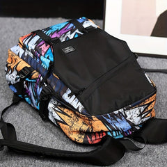 Casual Large Capacity Graffiti Backpack School Bag