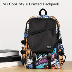 Casual Large Capacity Graffiti Backpack School Bag