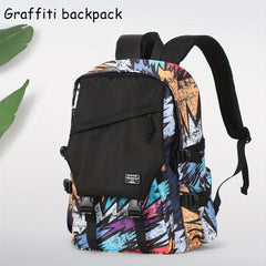 Casual Large Capacity Graffiti Backpack School Bag