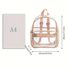 Transparent PVC Backpack for Students
