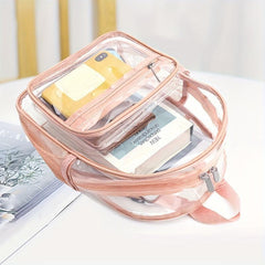 Transparent PVC Backpack for Students