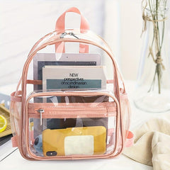Transparent PVC Backpack for Students
