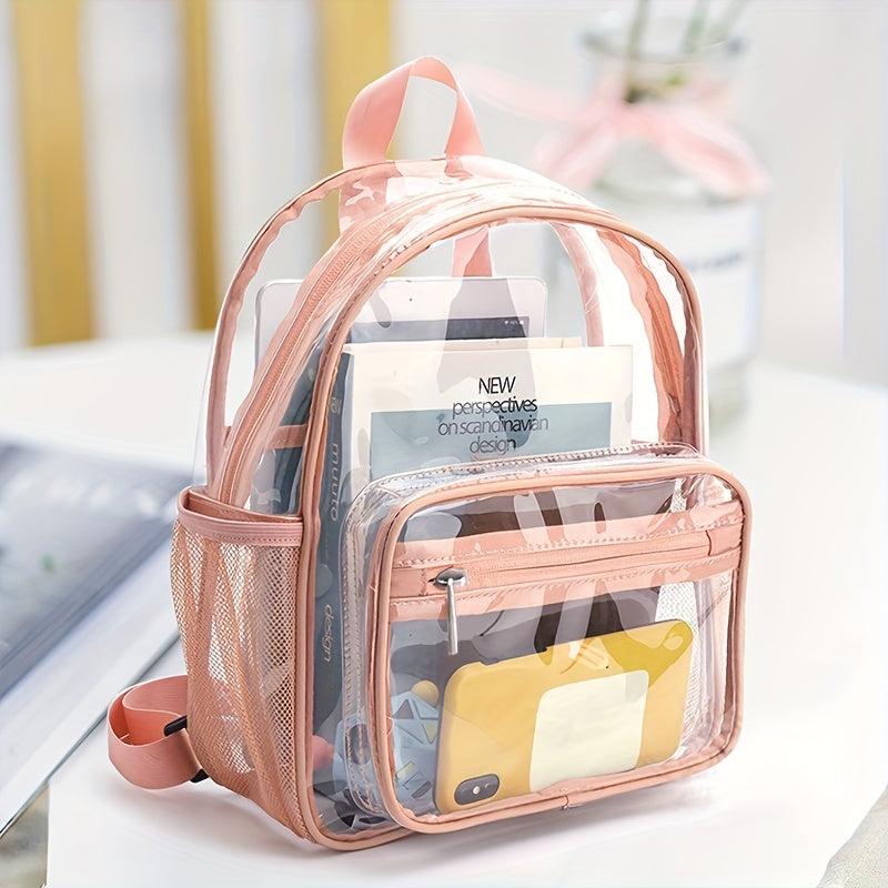 Transparent PVC Backpack for Students