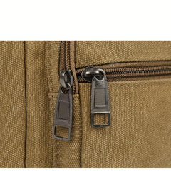 Men's Canvas Shoulder Bag Large Capacity Diagonal Messenger Bag