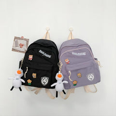 Casual Vintage Schoolbag Harajuku Backpack Large Capacity Unisex