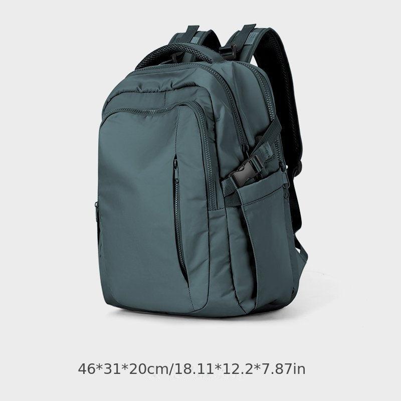 Solid Backpack Men/Women Double Shoulder Bag Business Computer Bag