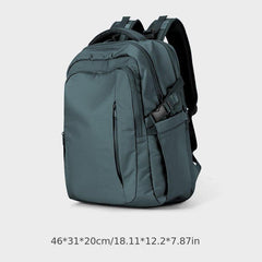Solid Backpack Men/Women Double Shoulder Bag Business Computer Bag