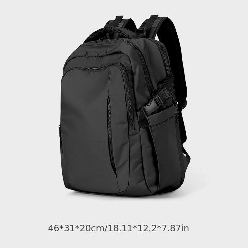 Solid Backpack Men/Women Double Shoulder Bag Business Computer Bag