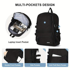 Lightweight School Bag College Laptop Backpack For Men Women Travel Bag High