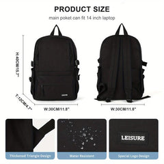 Lightweight School Bag College Laptop Backpack For Men Women Travel Bag High