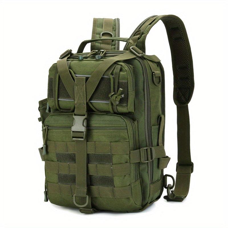 Men's Tactical Fishing Sling Backpack Camo Hiking Travel Backpack