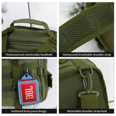 Men's Tactical Fishing Sling Backpack Camo Hiking Travel Backpack