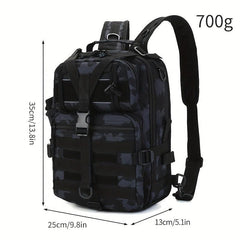 Men's Tactical Fishing Sling Backpack Camo Hiking Travel Backpack