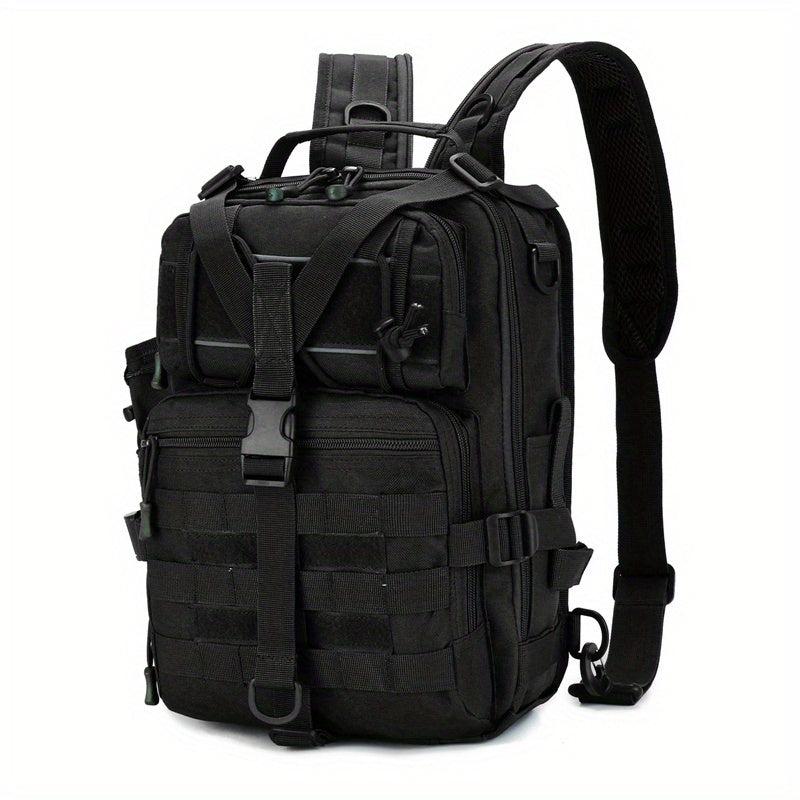 Men's Tactical Fishing Sling Backpack Camo Hiking Travel Backpack