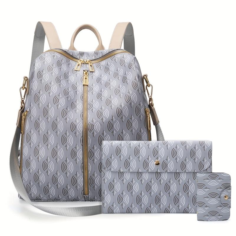 Casual Print Backpack Large Capacity All-match Travel Backpack