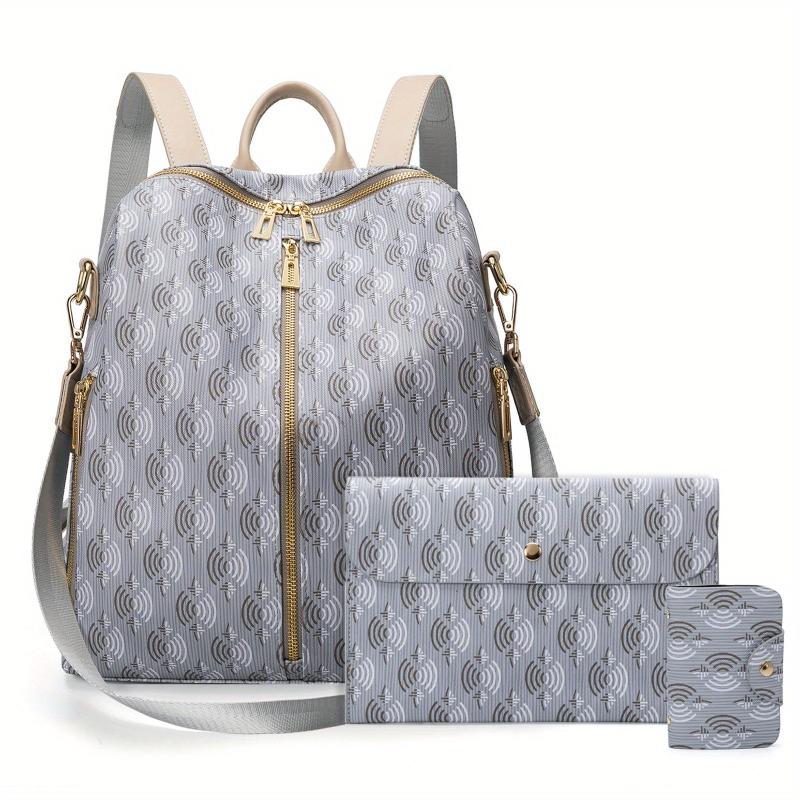 Casual Print Backpack Large Capacity All-match Travel Backpack
